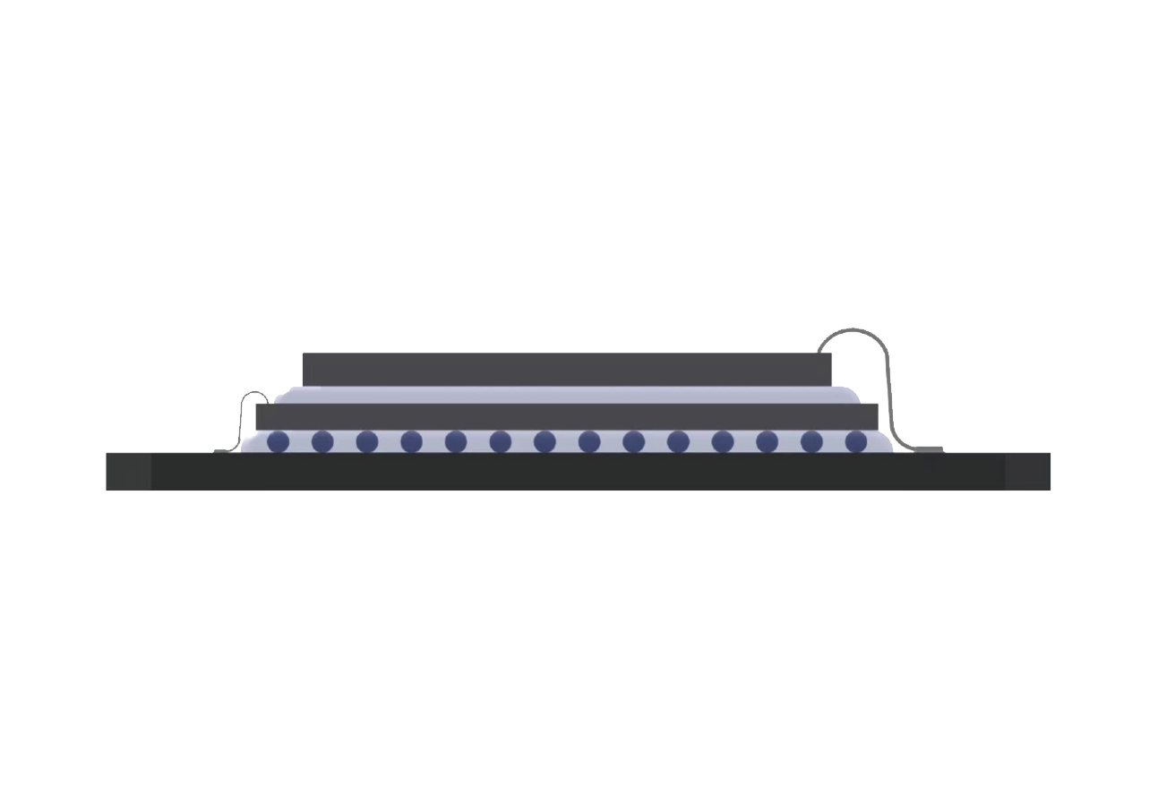 Pressure sensors or chip mounting of sensors