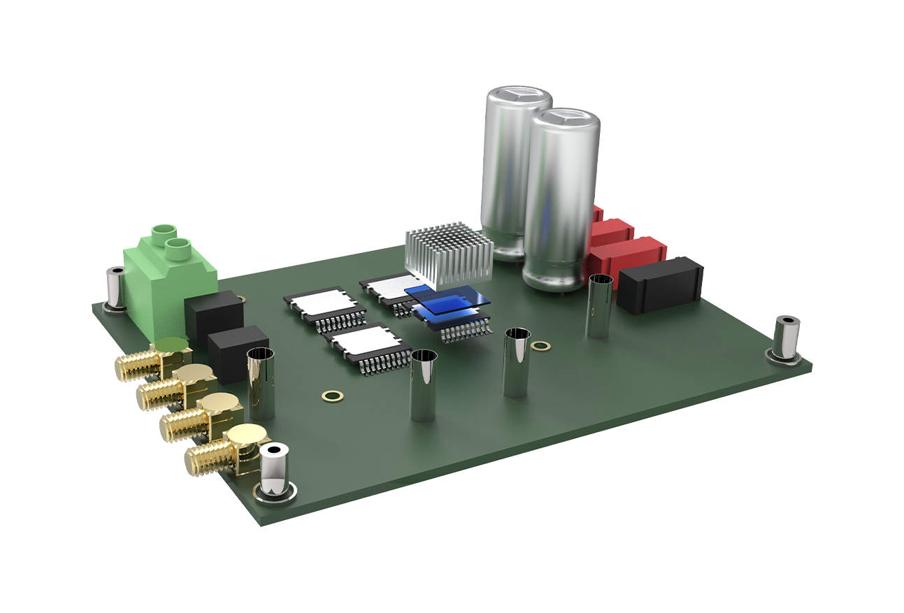 Application of thermally conductive insulating coatings on MOSFETs
